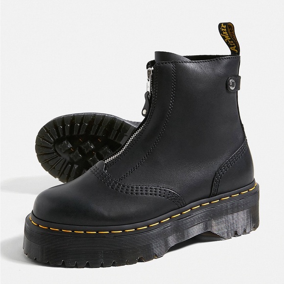 Dr. Martens Other - Dr. Martens Black Jetta Zipped Platform Boots size 13 brand new